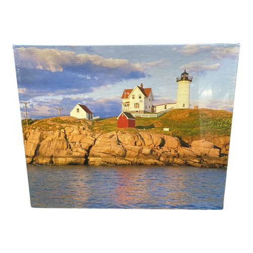 1994 Nubble Light Josiah Davidson 550 Piece Jigsaw Puzzle *New Sealed - 第 1/3 張圖片