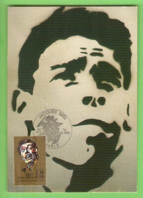 Jacques BREL I postcard ARTIST/SONG/CINEMA ed. Dorchy + Graffiti