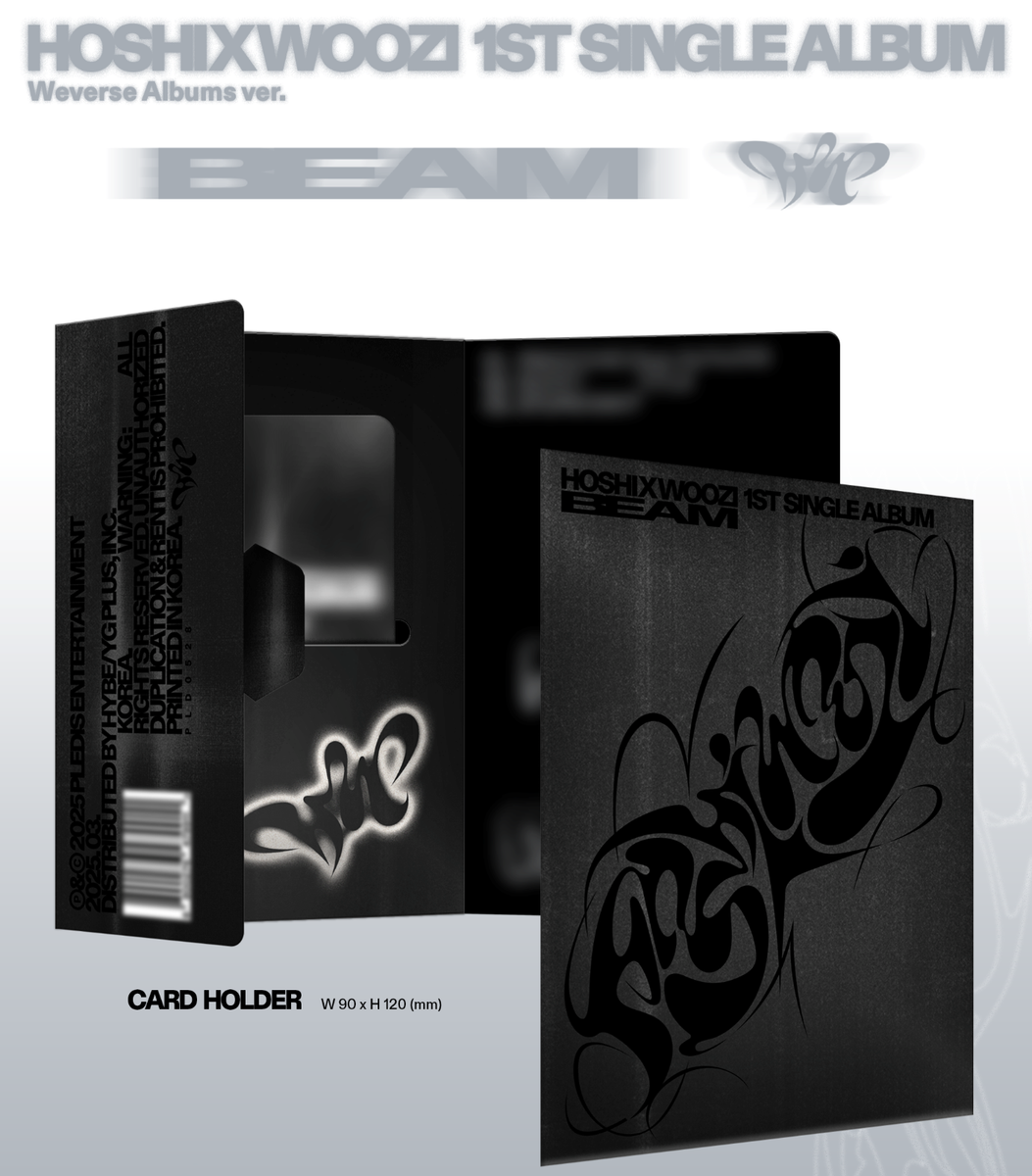 HOSHI X WOOZI SEVENTEEN 1st Single Album BEAM Weverse Albums Ver