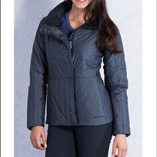 Exofficio Women’s Cosima Jacket Coat Small Petite 4 - 6 In Grey Black Nwot
