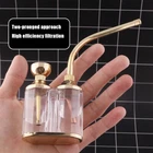 Portable Water Filter Pipe Mini Hookah Shisha Gift Metal Tobacco Smoking Pipes