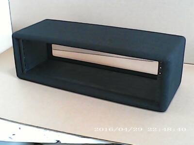 Custom Pearson 3 space simple rack Black...... super short, only 8'' deep !
