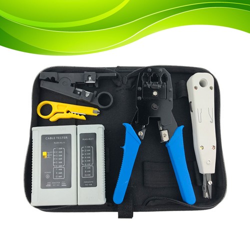 Network Tool Repair Kit Professional Ethernet Tool for Cable Tester Computer - Afbeelding 11 van 11