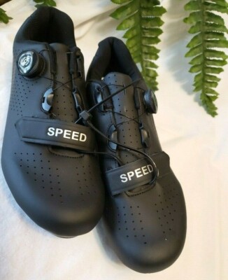 Chaussures Cyclisme Speed Peloton – Noir/vert Taille 46 – Unisexe – Neuves