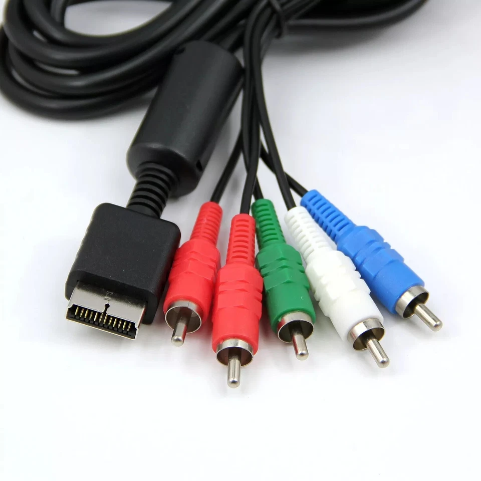 1.8m Component YPbPr AV Audio Video TV Cable for Sony PS2 & PS3 PlayStation 2 3 - Image 3 of 4