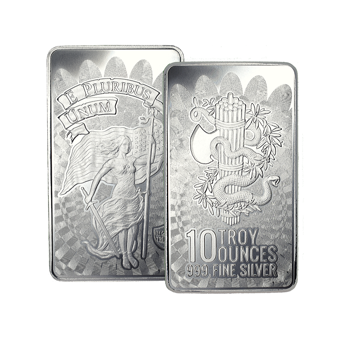 Unity & Liberty Symbol - 10 oz .999 Fine Silver Bar | Sealed | eBay