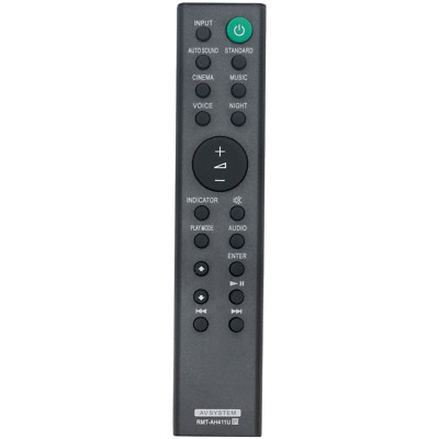 RMT-AH411U Replace Remote Fits for Sony SoundBar HTSF200 HTS100F HTSF150