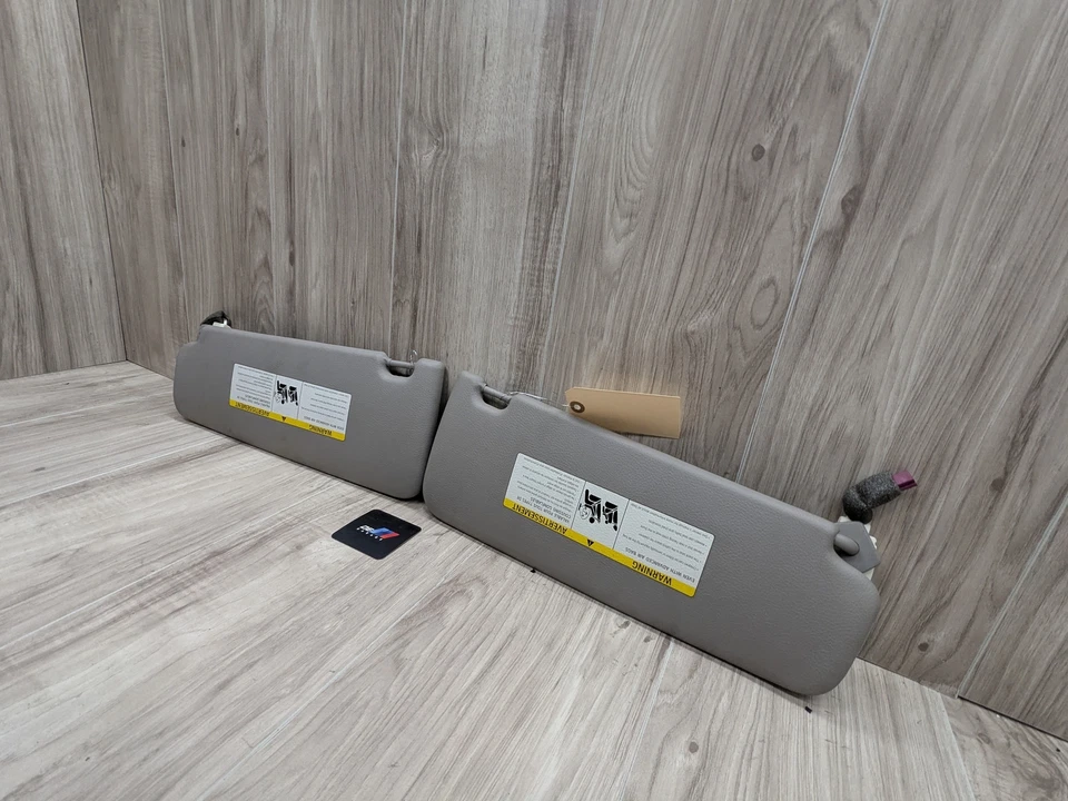 Quebra-sol lateral esquerdo direito 11-16 fabricante de equipamento original BMW F10 528 535 550 cinza conjunto - Imagem 3 de 4