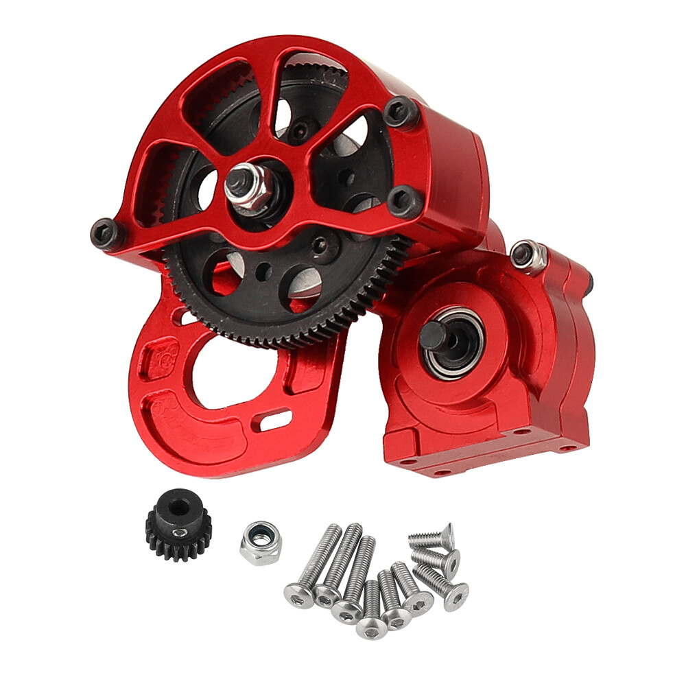 Transmission Case Gearbox Gear Upgrade  Assembled For 1:10 S