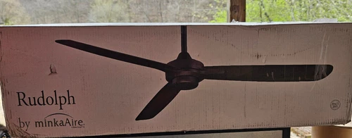Minka-Aire F727-DK Rudolph 52'' Ceiling Fan with Wall Control, Distressed Koa - Picture 1 of 2