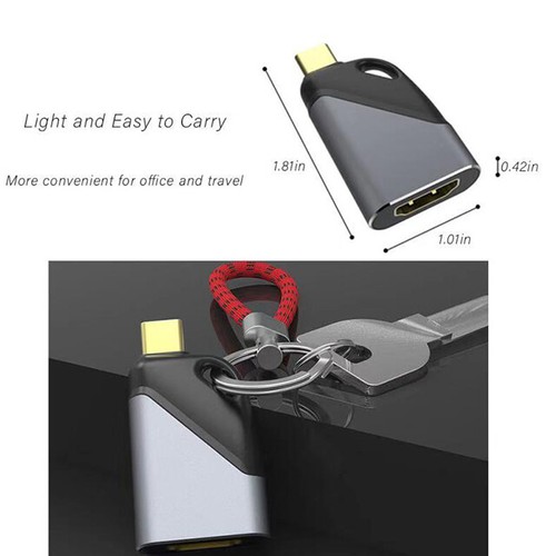 USB Type C to HDMI Socket Converter - Compact - Picture 4 of 4