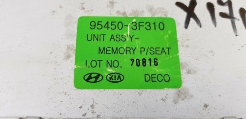 KIA Opirus 2007 3.8petrol Seat Memory Unit 95450-3F310 X17V - Imagen 2 de 3