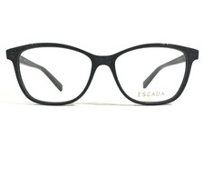 Escada VESA04 COL.0700 Eyeglasses Frames Black Square Cat Eye 53-15-140
