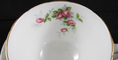 Aynsley Grotto Rose Footed Cup and Saucer Set 185 - Picture 4 of 6