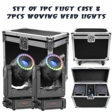 180W LED Moving Head Beam Light 3Prism 7Gobo Spot Light DMX DJ Party W/Case
