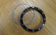 ORIGINAL SINN EZM1 TRITIUM Lünette Titan schwarz Inlay Einlage Drehring EZM 1