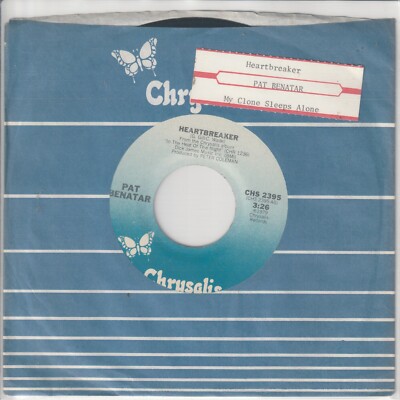 Pat Benatar   Heartbreaker   My clone sleeps alone  Chrysalis CHS 2395  7 Single