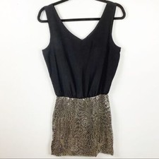 As U Wish Women Junior Size Small Party Holiday Twofer Sequin Mini Dress