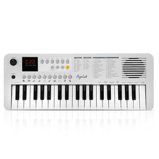 POGOLAB 37 Keys Keyboard Piano Mini Built-In Speaker LED Display for Gift