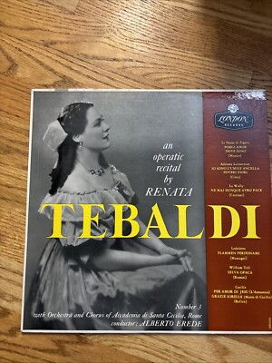 Tebaldi~An Operatic Recital by Renata~Alberto Erede~LL 1354~FAST SHIPPING