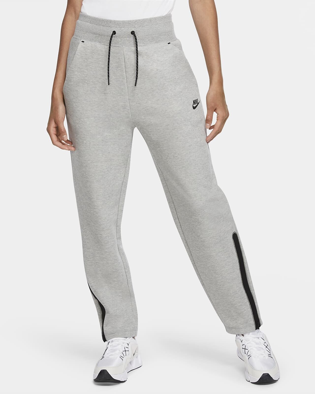 NWT Nike Sportswear Women's Tech Fleece Pants CW4294-010 - Grey - Tall | eBay