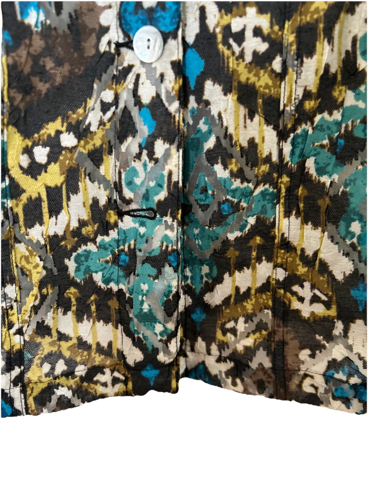 Ruby Rd. Lightweight Jacket Multicolor Geometric … - image 3