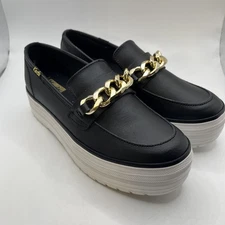 Keds Triple Decker Black Lugs Slip On Size 6 New No Box