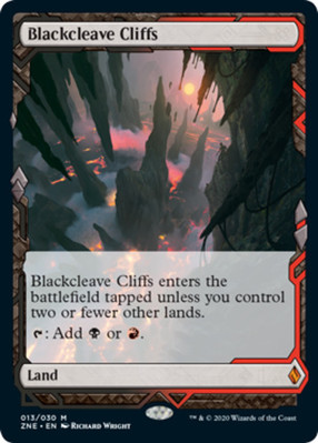 [1x] Blackcleave Cliffs Near Mint, English ZNR: Extras MTG Magic
