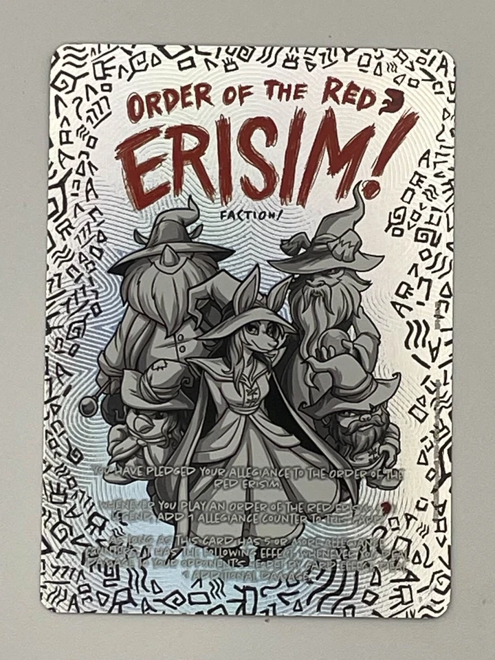 Neopets TCG - War for the Obelisk - Order of The Red Erisim #135 Full Art Alt - Image 2 of 3