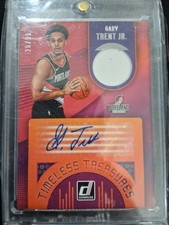 2018-19 Panini Donruss Jersey Autograph Gary Trent Jr. #TT-GTJ Nmbered 20/99