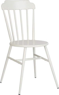 PAT3004A-SET2 Outdoor Broderick Matte White Stackable Spindle Back