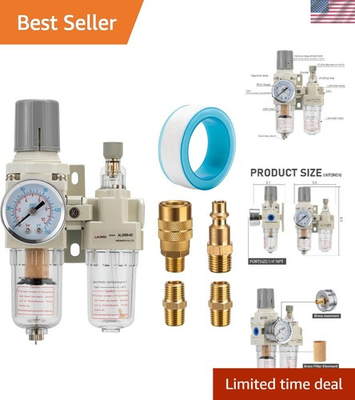 #ad #ad High Performance Air Pressure Regulator with Water Separator amp; Easy Installation $67.97