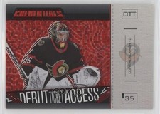 2023 Credentials Debut Ticket Access Horizontal Red 27/125 Leevi Merilainen 0ro5