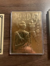 Michael Jordan 1995 Upper Deck 23k Gold Card With Box And COA