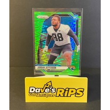2024 Panini Prizm Jordan Jefferson RC #358 Neon Green Prizm Jaguars