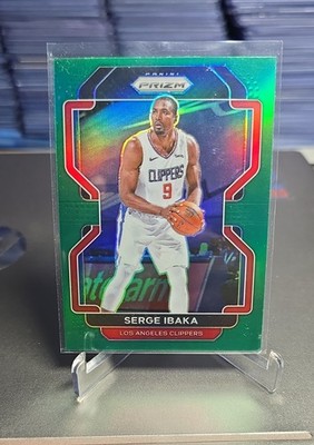 2021-22 Panini Prizm - Serge Ibaka #18 Green Prizm
