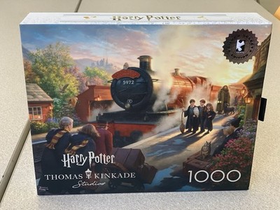 New - Harry Potter Thomas Kinkade Studios 1000pc Hogwarts Express Jigsaw Puzzle