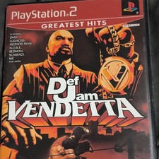 Def Jam Vendetta Greatest Hits Fighting Game PS2 NTSC-U/C Manual Included