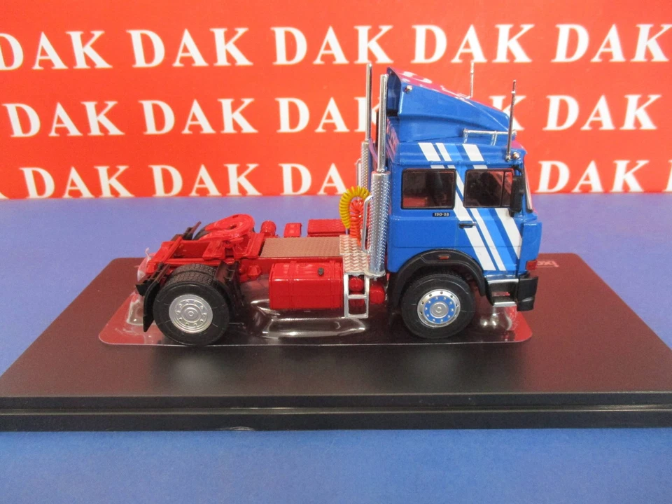 Die cast 1/43 Modellino Camion Truck Iveco Fiat Turbo Star 190.38 Blu 1984 Ixo - Immagine 4 di 4