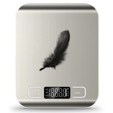 Food Scale, 11lb Kitchen Scale with 6 Units Tare Function  LCD Display, 0.05...