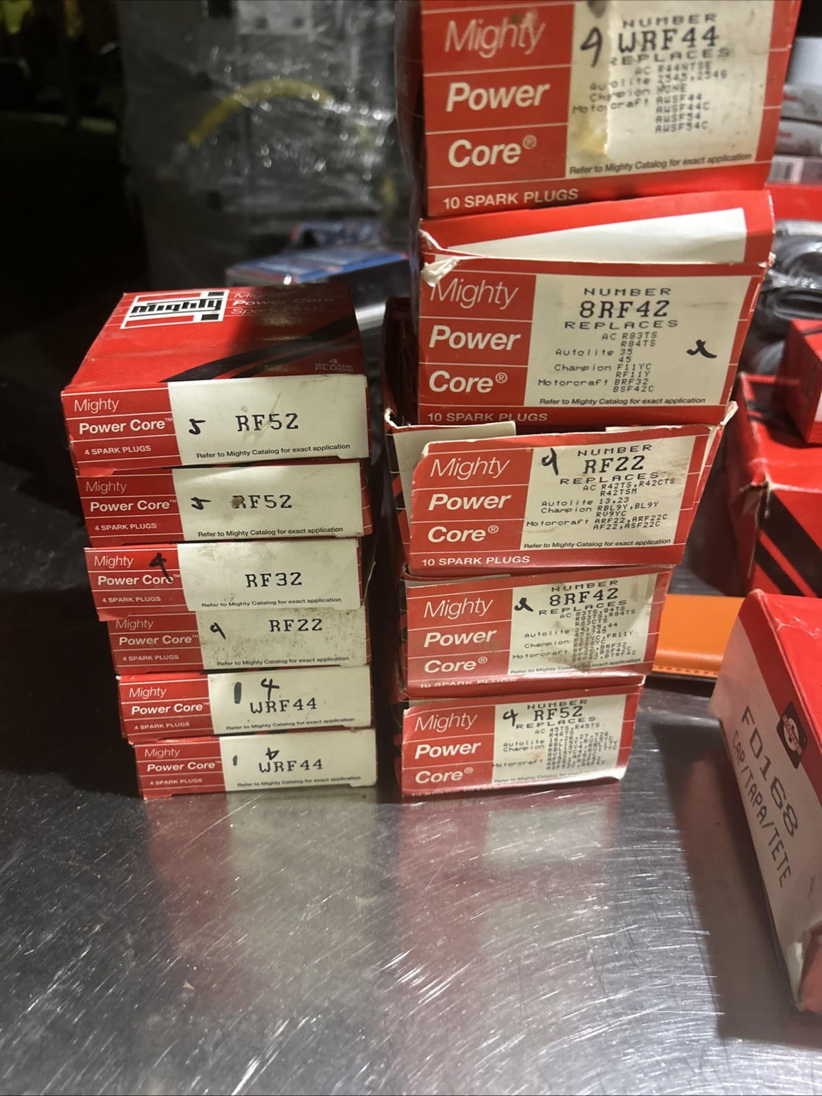 Mighty Power Core Spark Plugs R52 - sealed box of 10  NOS