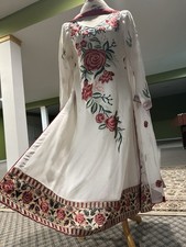 Pakistani Designer Kameez Shalwar Sari Abaya Kaftan Moroccan Dresses Bollywood L