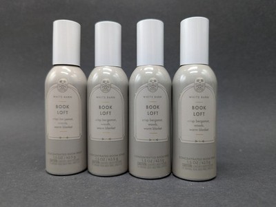 Qty (4) Bath & Body Works BOOK LOFT Concentrated Room Spray 1.5 oz