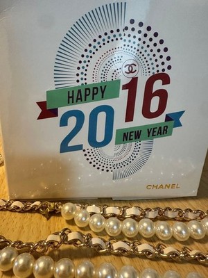 Chanel VIP Limited Coco Mark Rhinestone Pearl Ball Chain Shoulder