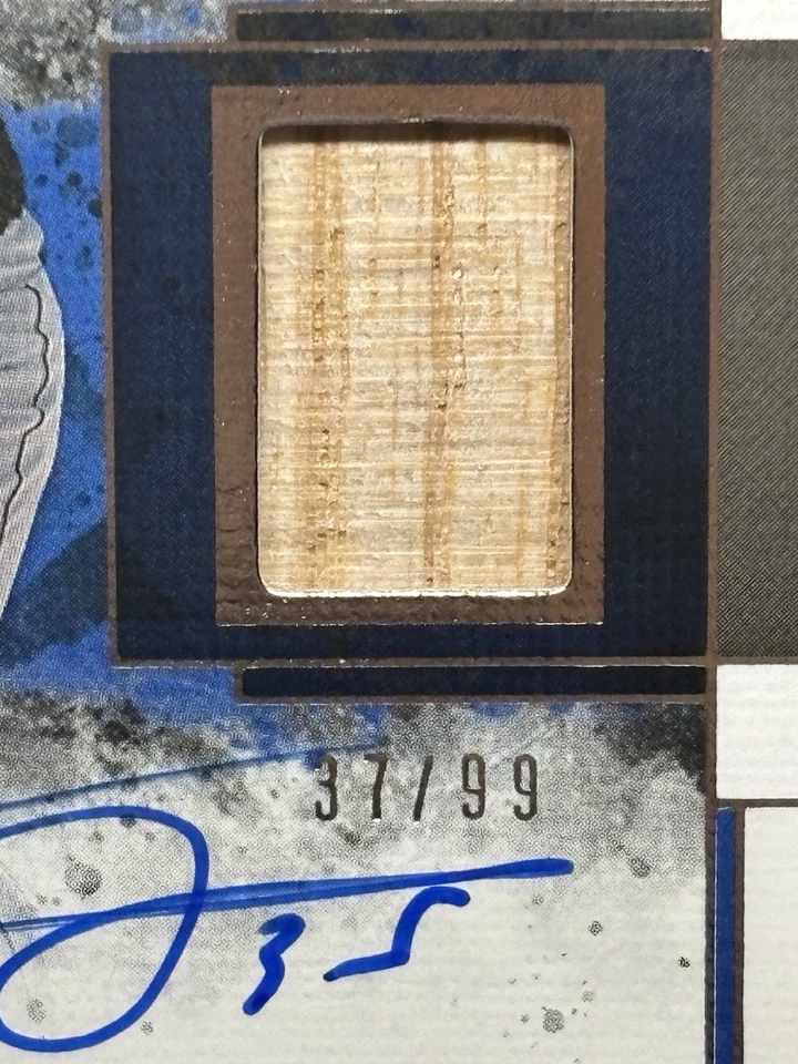 2025 Panini Impeccable FRANK THOMAS Game-Used Bat Relic Auto SP /99 - Image 2 of 4