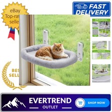 Sturdy 60x30cm Cat Window Bed with Dual Function Cover - Cozy & Space-Saving