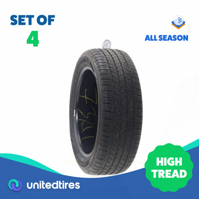 Set of (4) Used 215/55R18 Goodyear Assurance ComfortDrive 95H - 9-10.5/32