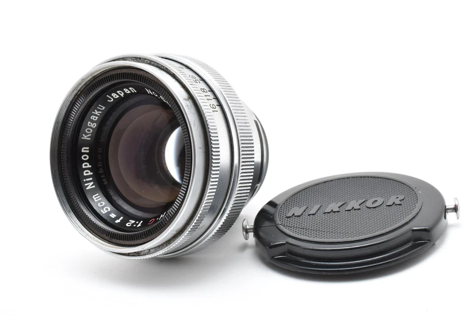 [Presque comme neuf] Objectif Nikon Nippon Kogaku Nikkor-H.C 5 cm 50 mm F/2... - Photo 1/4