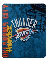 NBA Oklahoma City Thunder Fleece Throw Blanket, 50" x 60"