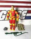 GI Joe Blowtorch 1984 v1 *WITH AP ACCESSORIES, Nice Paint!* Vintage ARAH Lot